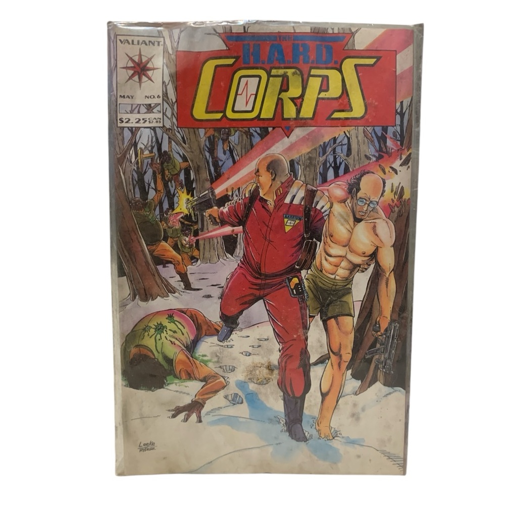 Valiant H.A.R.D. Corps No. 6 "Mountains of Pain" May 1993 Comic Magazine Book